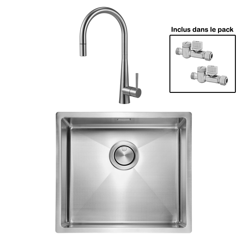 Pack : ALLARO 45 + ALENTO DOUCHETTE INOX