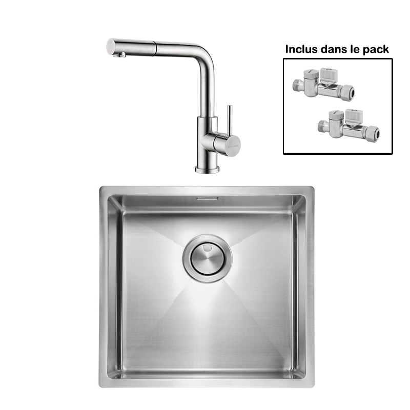 Pack : ALLARO 40 + AVISIO DOUCHETTE INOX ECO45