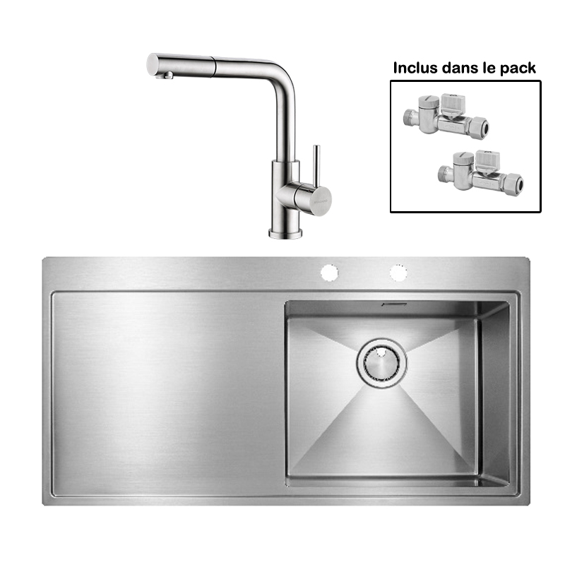 Pack : LIVENZA 46 EG + AVISIO DOUCHETTE 90 INOX