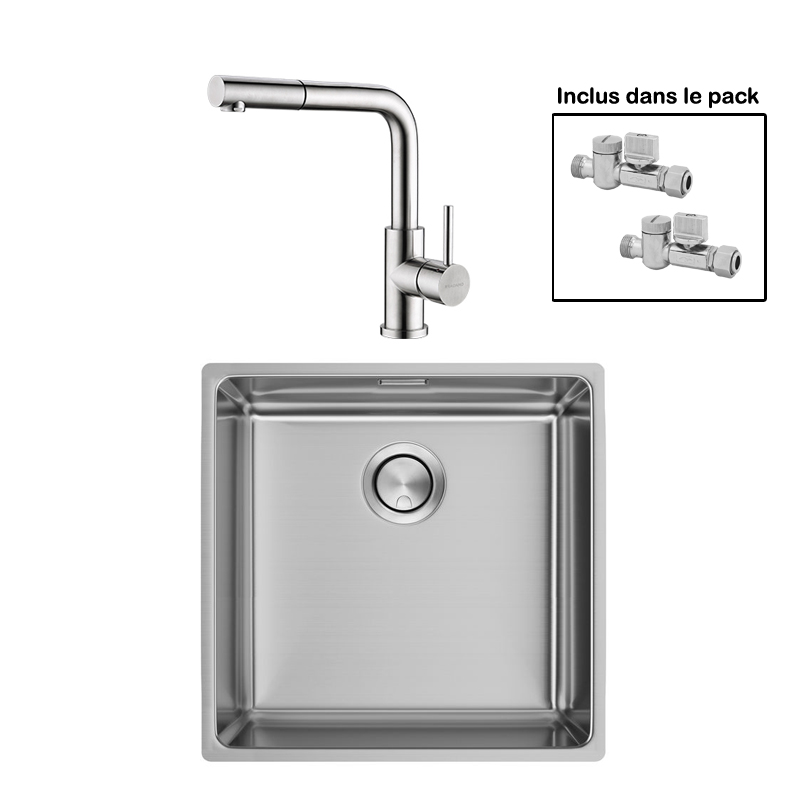 Pack : CIANE 40.4 + AVISIO DOUCHETTE 90 INOX