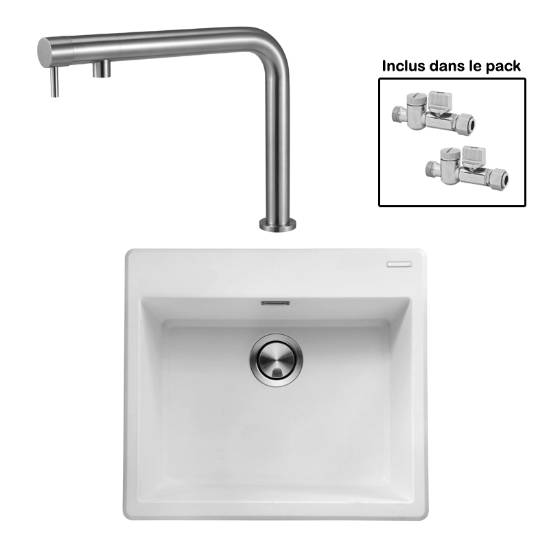Pack : BRADANIT 51 BLANC + FINO INOX 316