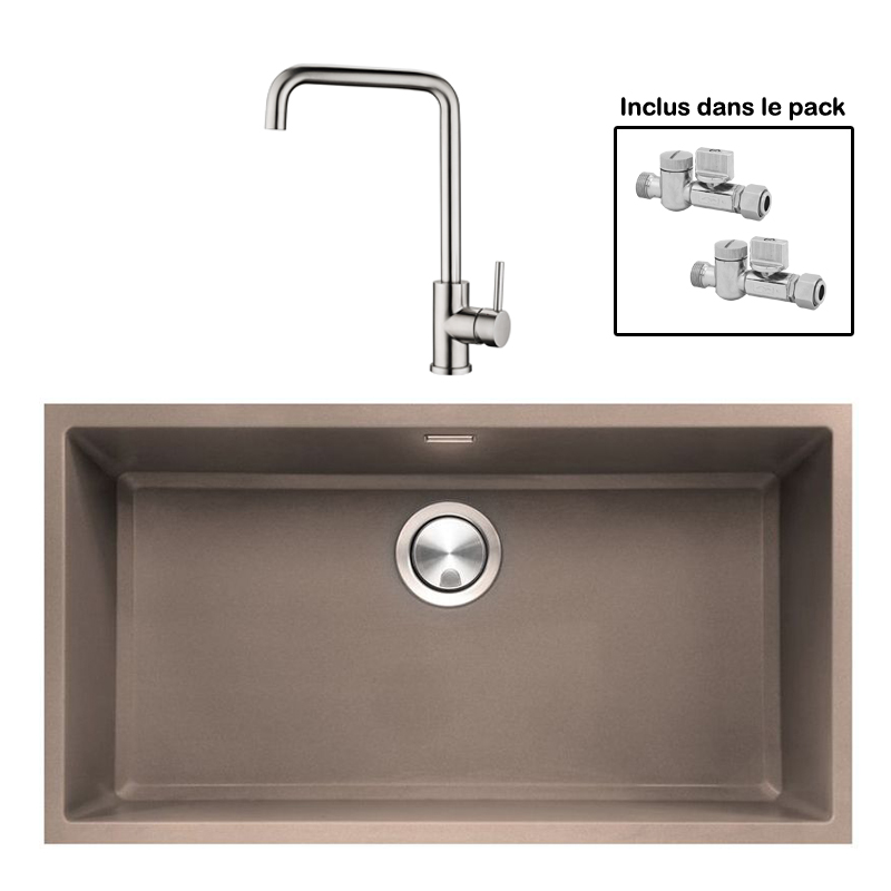 Pack : BRADANIT 73 U MOKA + ARRONE INOX