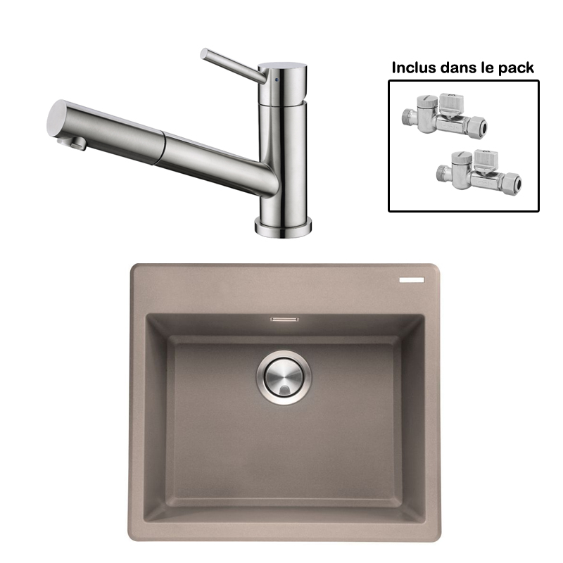 Pack : BRADANIT 51 MOKA + CERAMI DOUCHETTE INOX