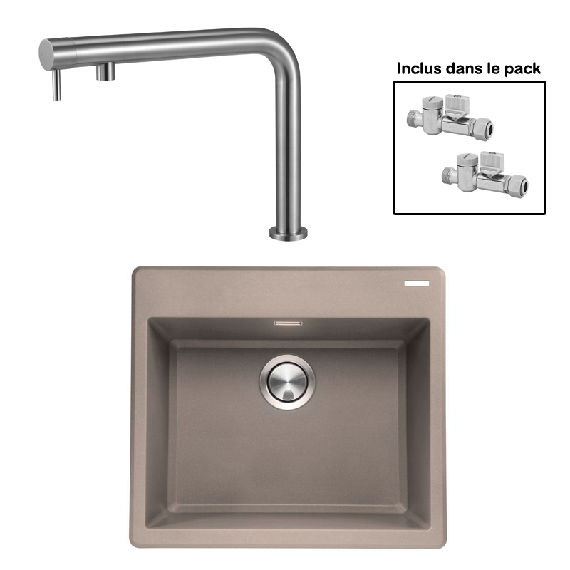 Pack : BRADANIT 51 MOKA + FINO INOX 316
