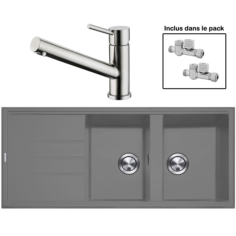 Pack : BRADANIT 3333 GRIS + CERAMI INOX