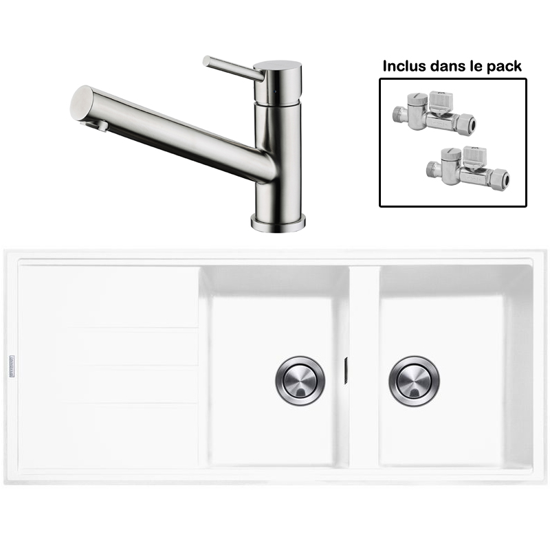 Pack : BRADANIT 3333 BLANC + CERAMI INOX