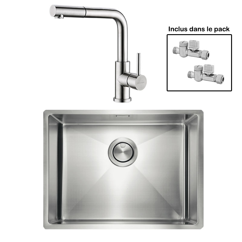 Pack : ALLARO 55 + AVISIO DOUCHETTE INOX ECO45