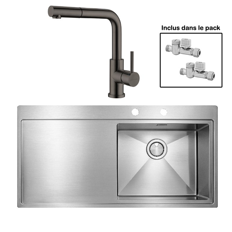 Pack : LIVENZA 46 EG + AVISIO DOUCHETTE BLACK ECO90