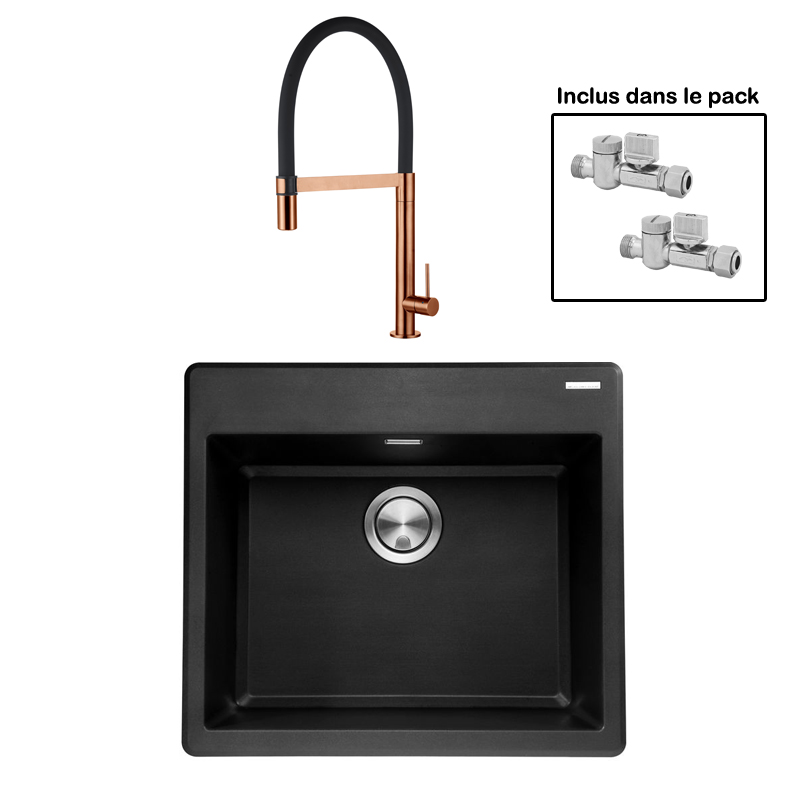 Pack : BRADANIT 51 NOIR + TANARO CUIVRE