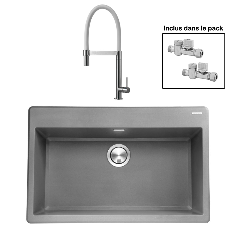 Pack : BRADANIT 73 GRIS + TANARO BLANC
