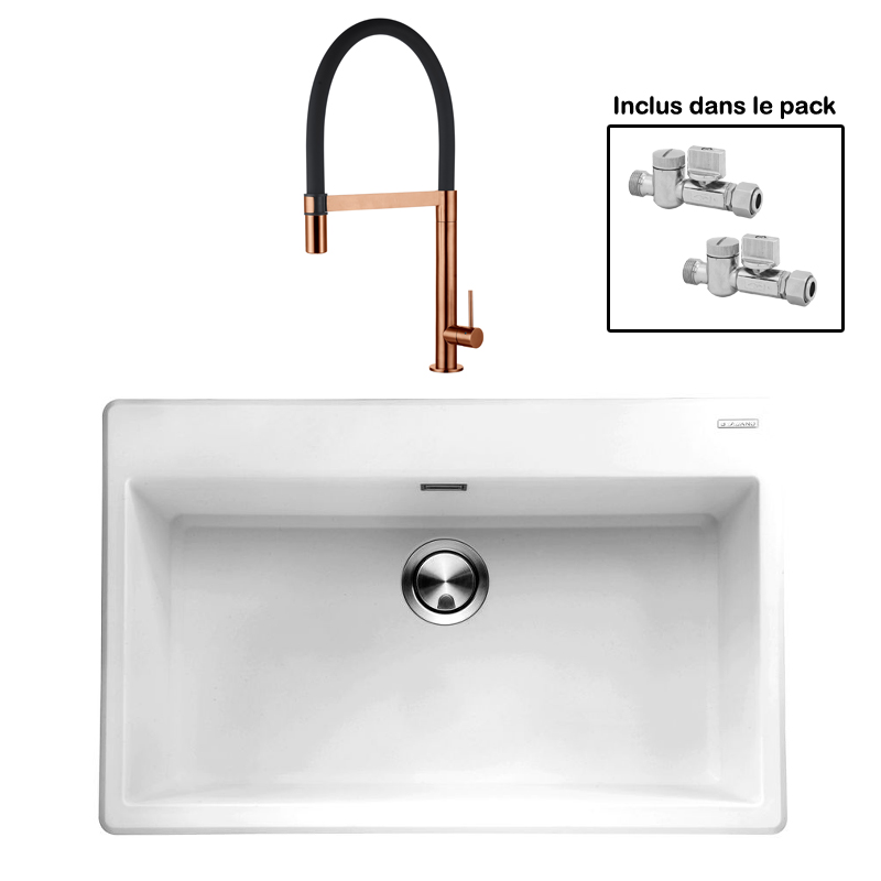 Pack : BRADANIT 73 BLANC + TANARO CUIVRE