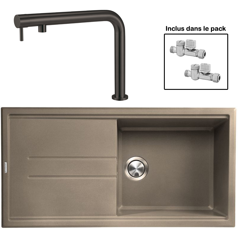 Pack : BRADANIT 48 MOKA + FINO BLACK 316