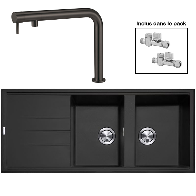 Pack : BRADANIT 3333 NOIR + FINO BLACK 316
