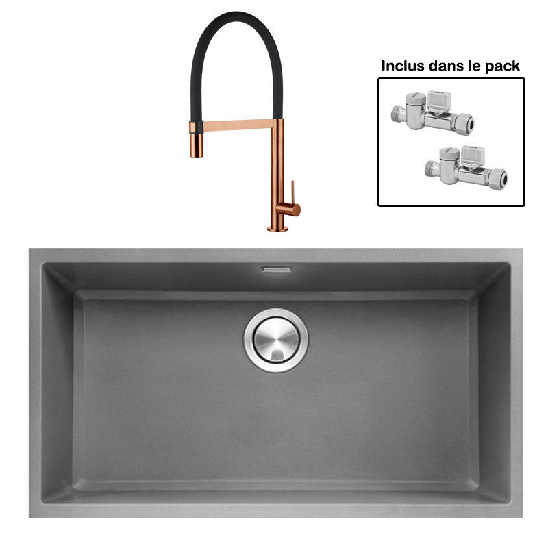 Pack : BRADANIT 73 U GRIS + TANARO CUIVRE