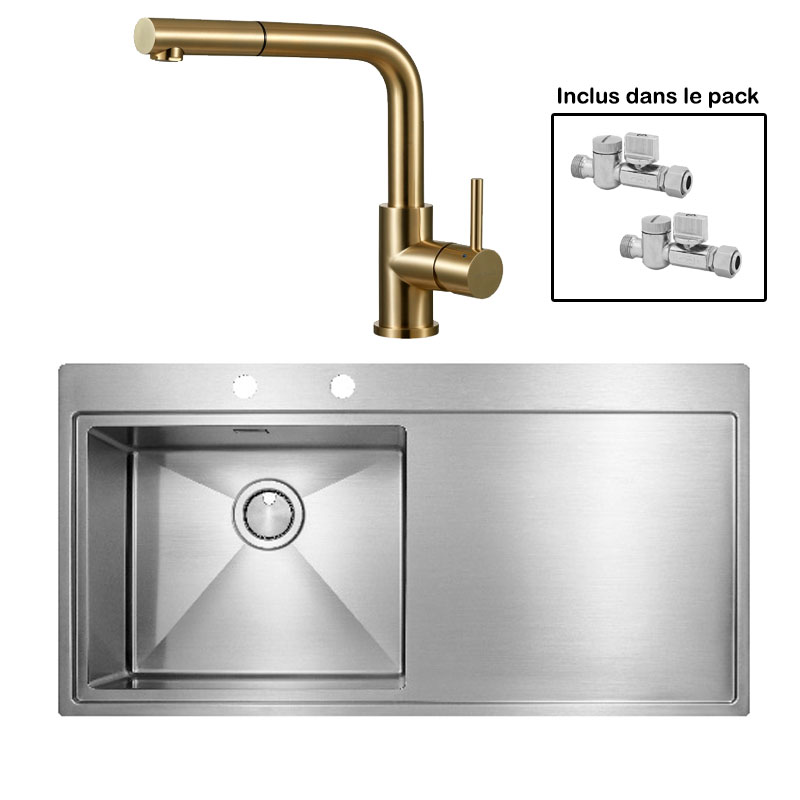 Pack : LIVENZA 46 ED + AVISIO DOUCHETTE LAITON ECO90