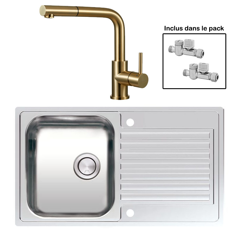 Pack : MARANO 36 + AVISIO DOUCHETTE LAITON ECO90