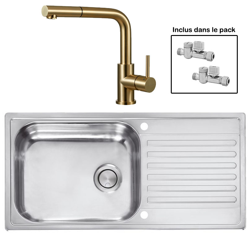 Pack : MARANO 52 + AVISIO DOUCHETTE LAITON ECO90