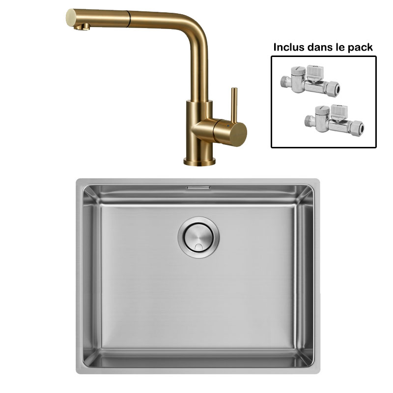 Pack : CIANE 50.4 + AVISIO DOUCHETTE LAITON ECO90