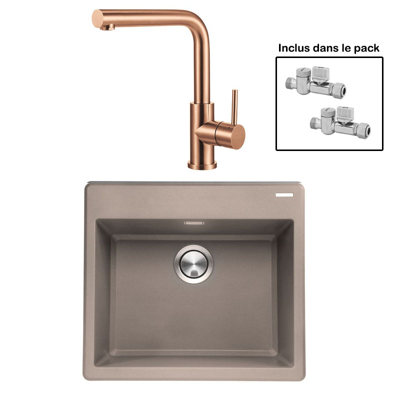 Pack : BRADANIT 51 MOKA + AVISIO ECO 90 CUIVRE