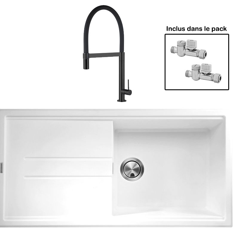 Pack : BRADANIT 48 BLANC + TANARO ALL BLACK