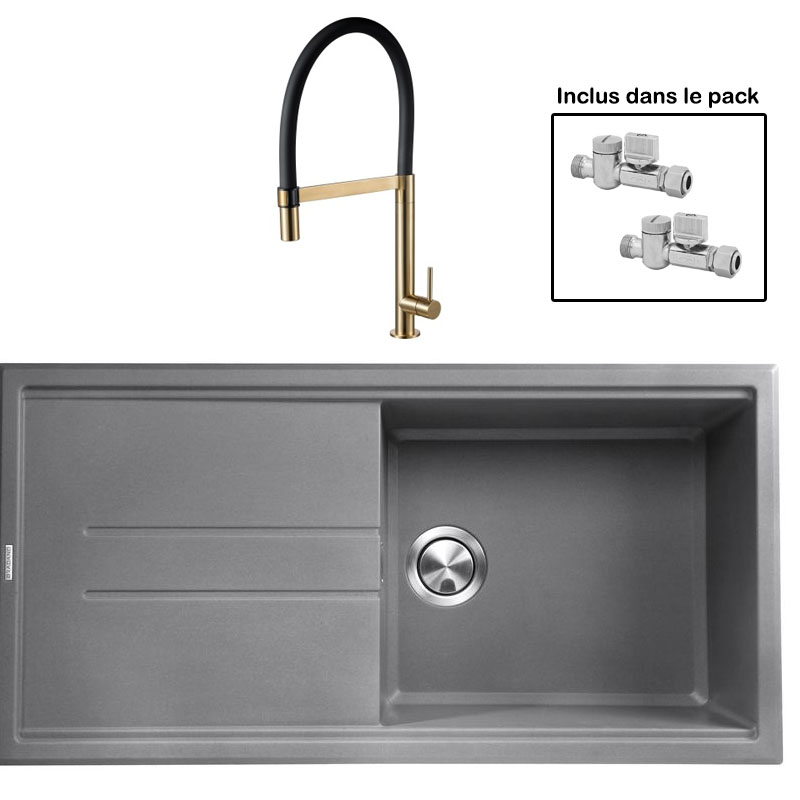 Pack : BRADANIT 48 GRIS + TANARO LAITON