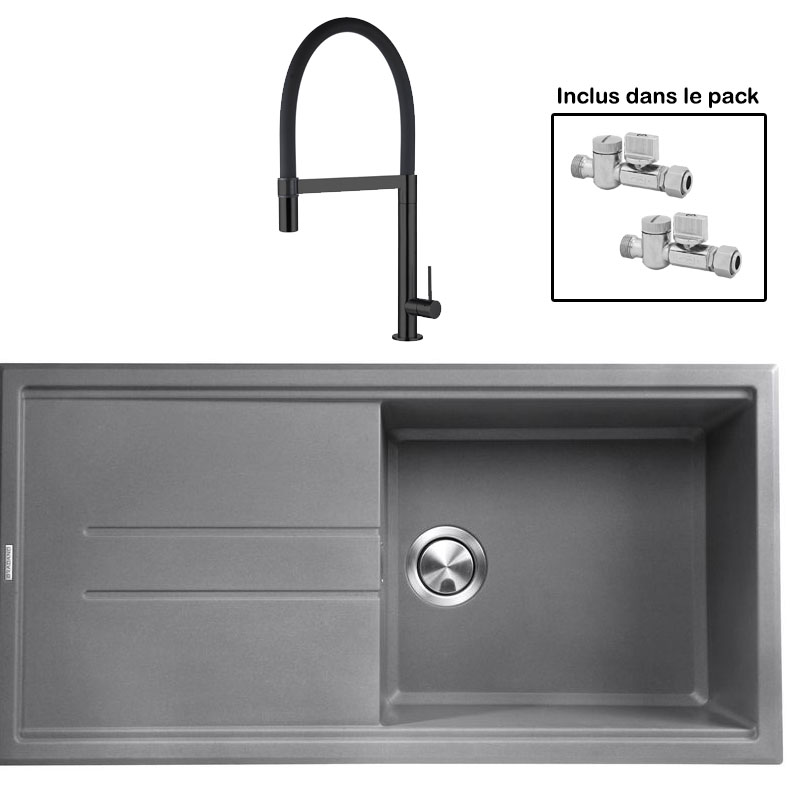 Pack : BRADANIT 48 GRIS + TANARO ALL BLACK