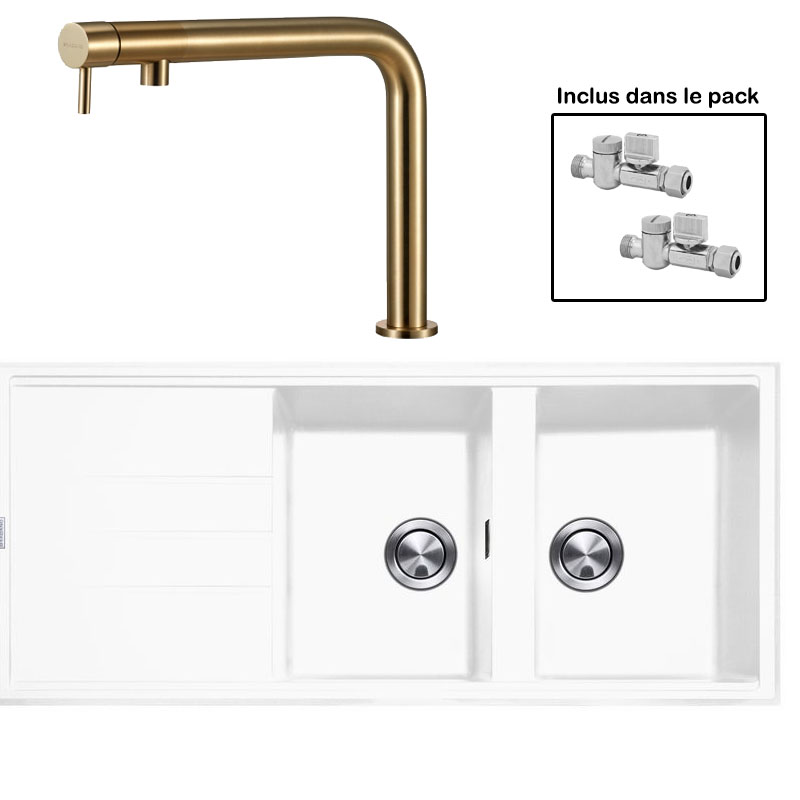 Pack : BRADANIT 3333 BLANC + FINO LAITON 316