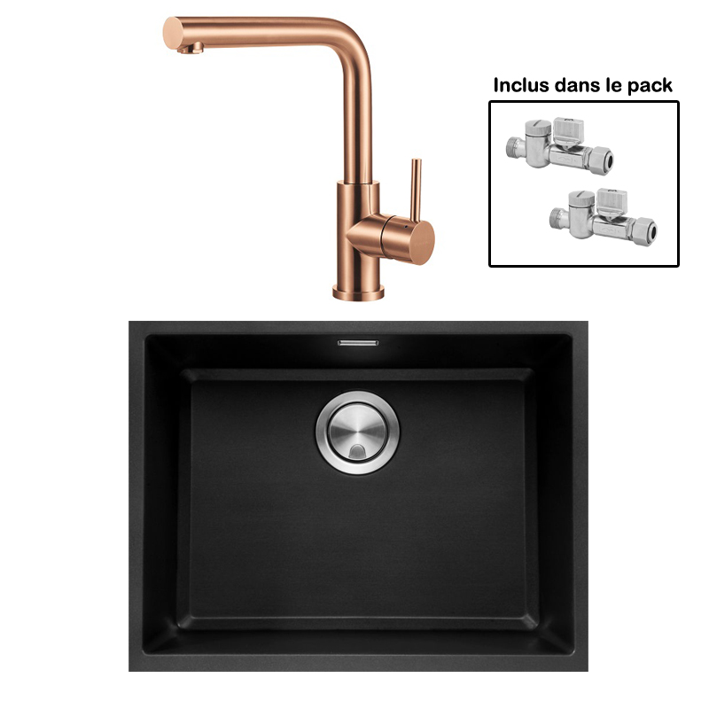 Pack : BRADANIT 51 U NOIR + AVISIO ECO 90 CUIVRE
