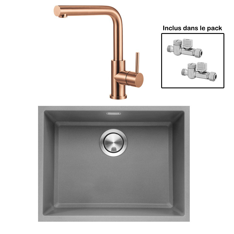 Pack : BRADANIT 51 U GRIS + AVISIO ECO 90 CUIVRE