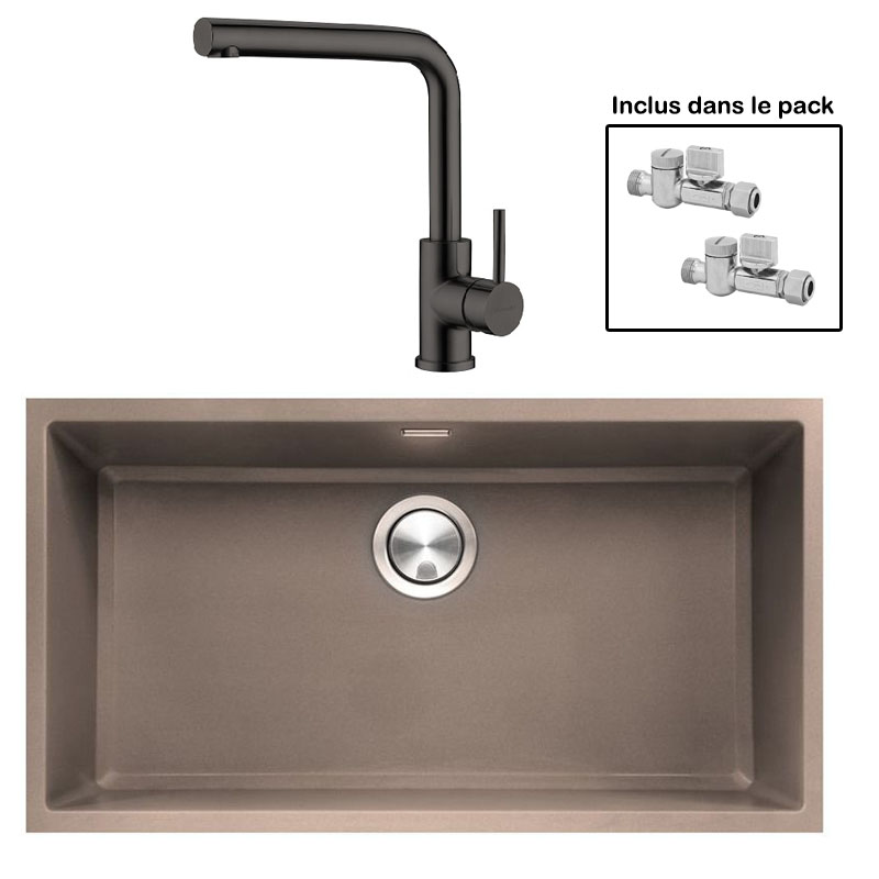 Pack : BRADANIT 73 U MOKA + AVISIO ECO 90 BLACK