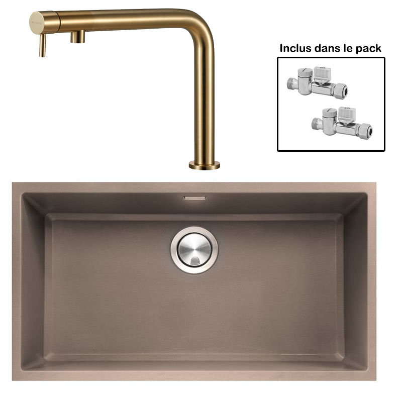 Pack : BRADANIT 73 U MOKA + FINO LAITON 316
