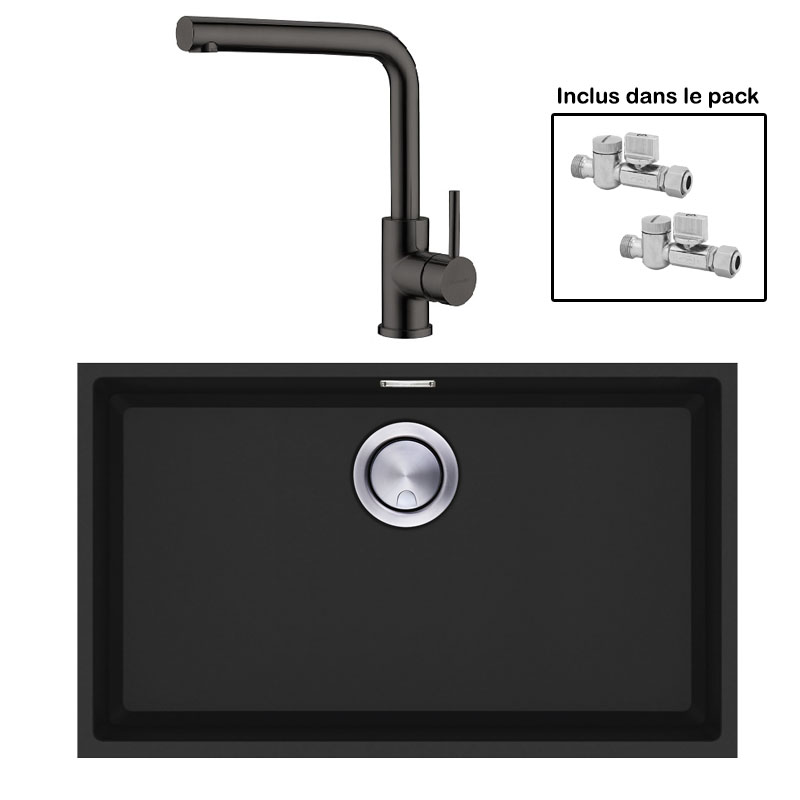 Pack : BRADANIT 62 U NOIR + AVISIO ECO 90 BLACK