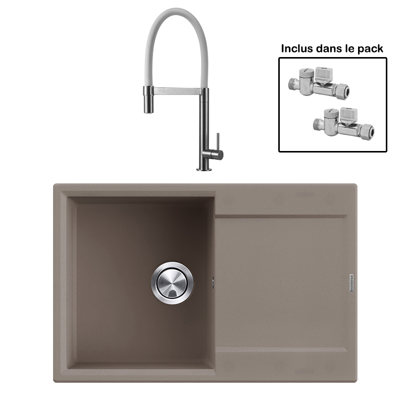 Pack : BRADANIT 38 MOKA + TANARO BLANC