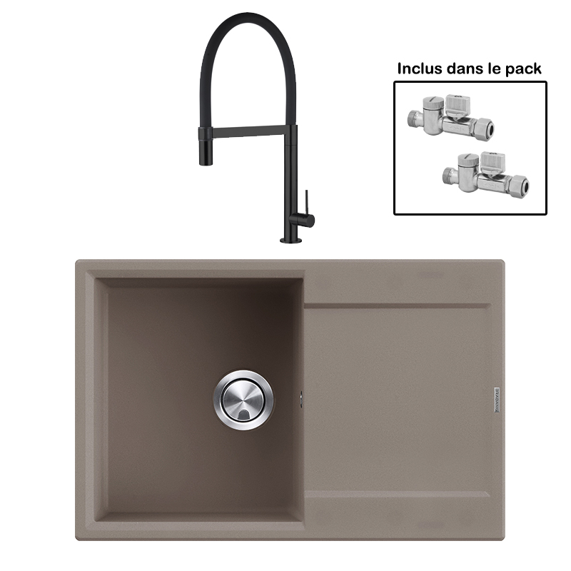 Pack : BRADANIT 38 MOKA + TANARO ALL BLACK