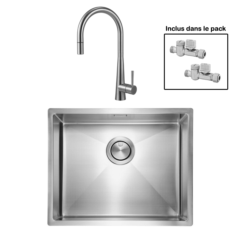 Pack : ALLARO V50 VIBRE + ALENTO DOUCHETTE INOX