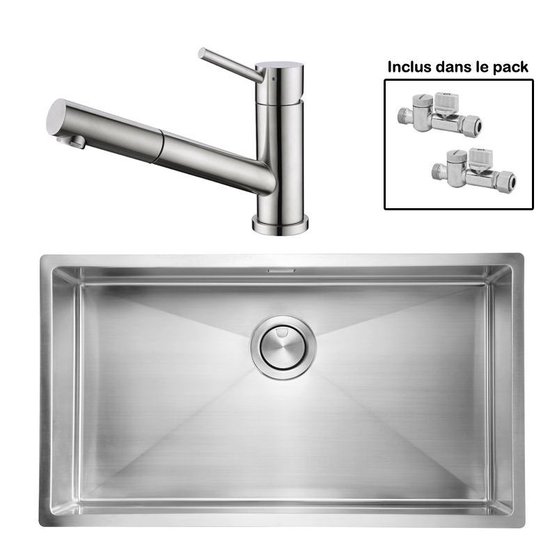 Pack : ALLARO V74 VIBRE + CERAMI DOUCHETTE INOX