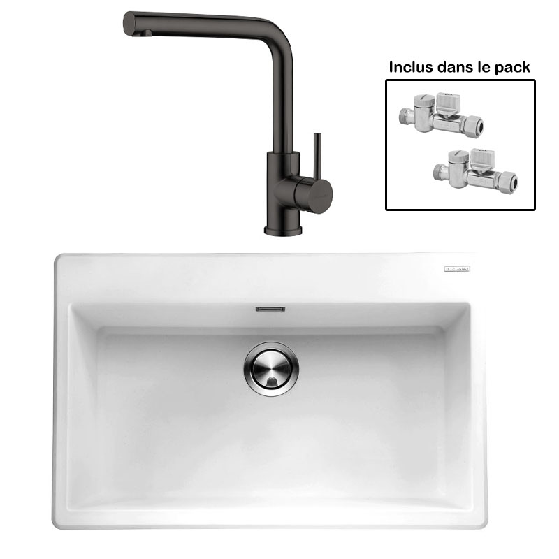 Pack : BRADANIT 73 BLANC + AVISIO ECO 90 BLACK