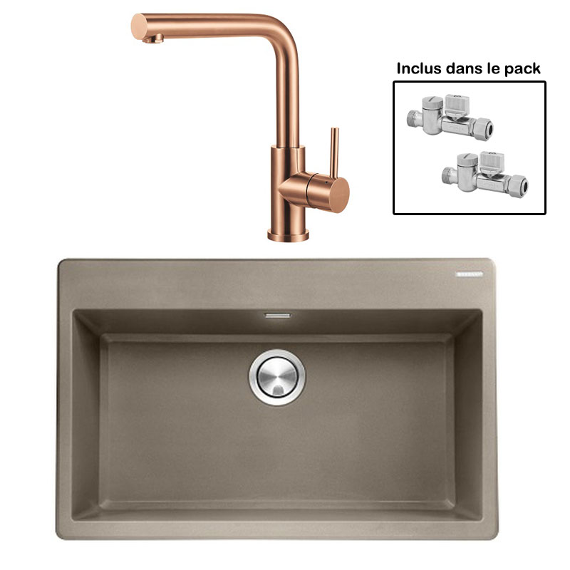 Pack : BRADANIT 73 MOKA + AVISIO ECO 90 CUIVRE