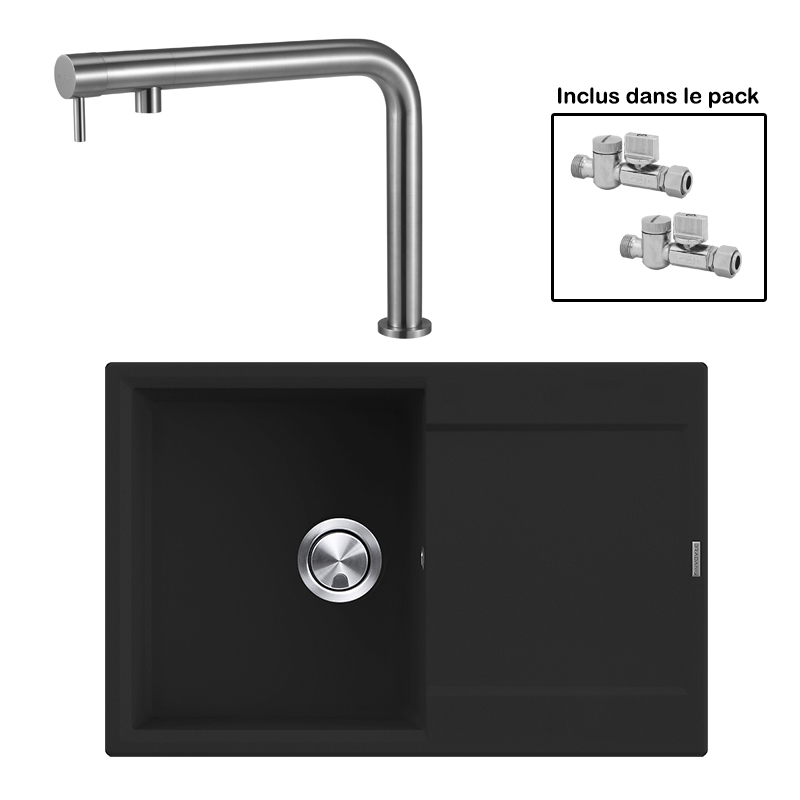 Pack : BRADANIT 38 NOIR + FINO INOX 316