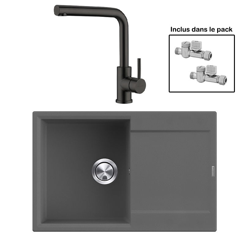 Pack : BRADANIT 38 GRIS + AVISIO ECO 90 BLACK