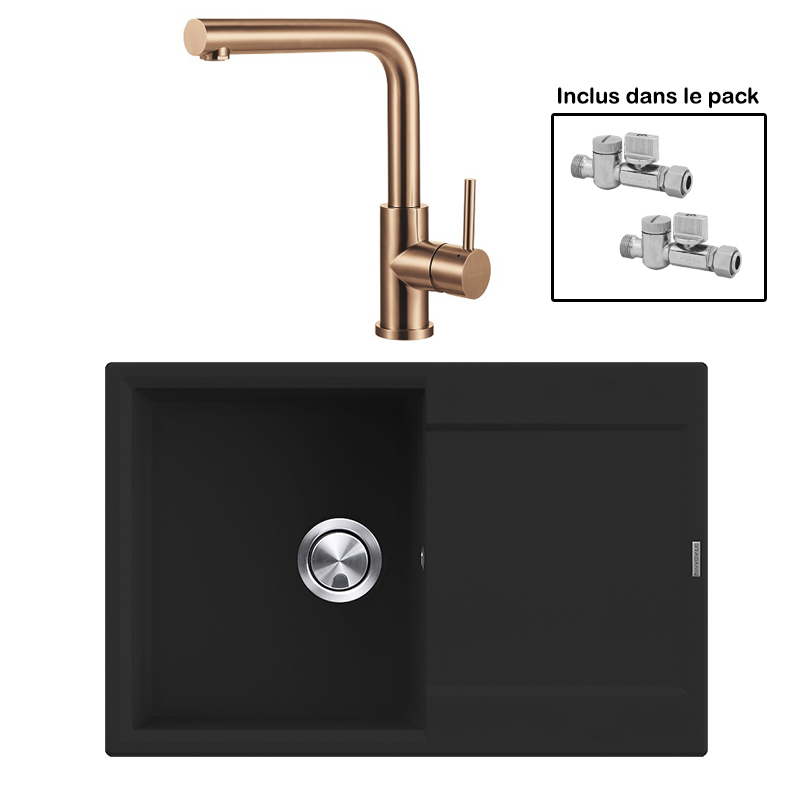 Pack : BRADANIT 38 NOIR + AVISIO ECO 90 CUIVRE