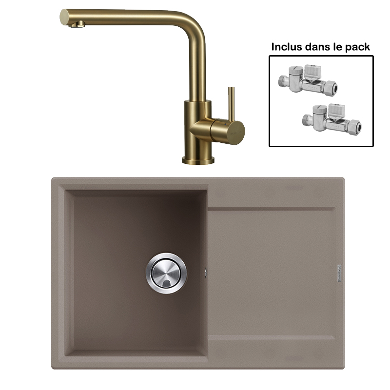 Pack : BRADANIT 38 MOKA + AVISIO ECO 90 LAITON