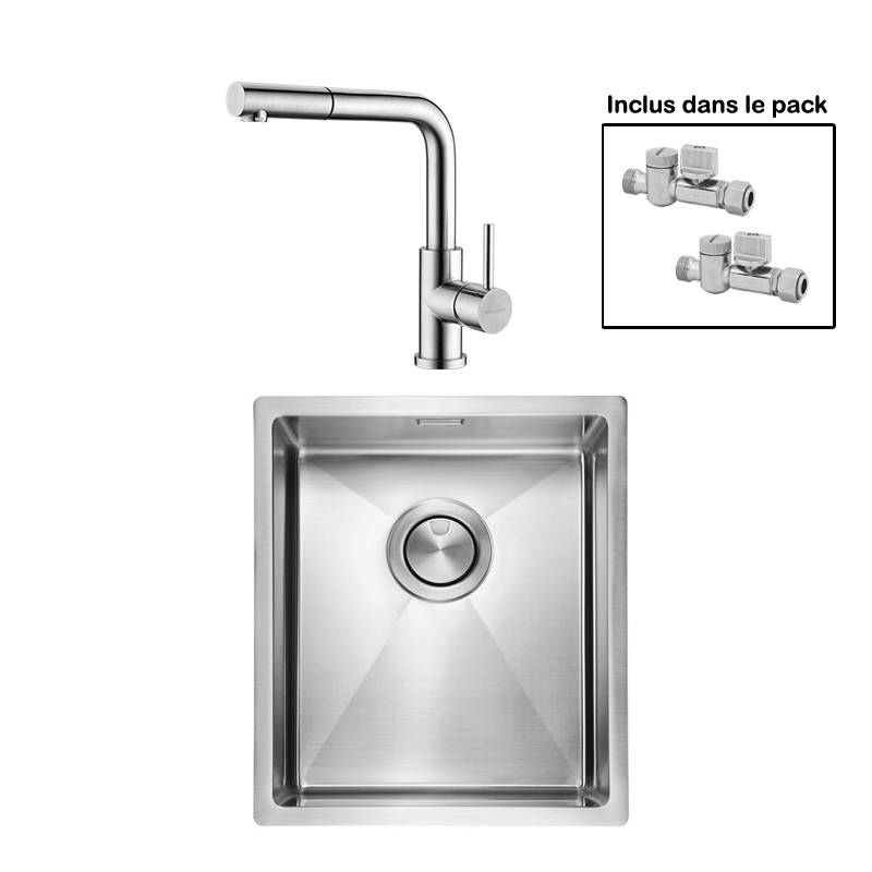 Pack : ALLARO 34 + AVISIO DOUCHETTE 90 INOX