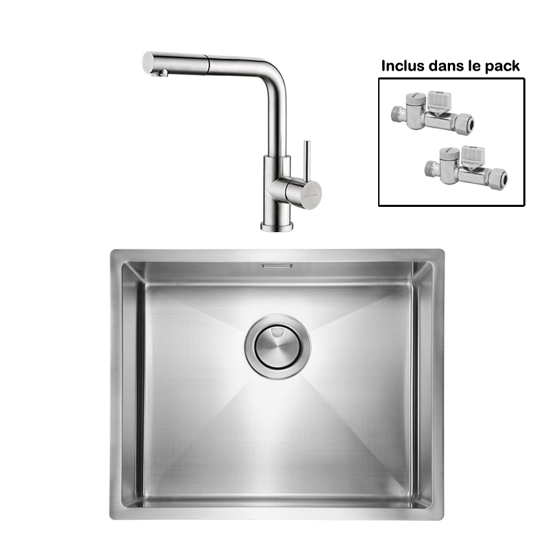 Pack : ALLARO 50 + AVISIO DOUCHETTE 90 INOX