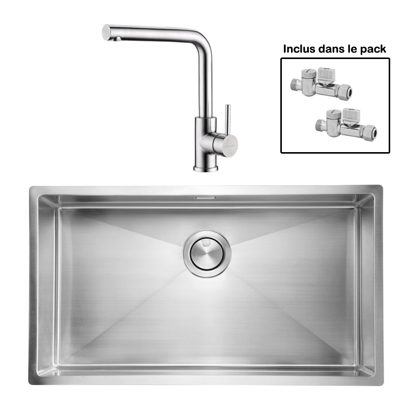 Pack : ALLARO 74 + AVISIO INOX 90