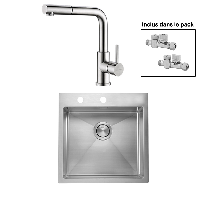 Pack : LIVENZA 45 + AVISIO DOUCHETTE INOX ECO45