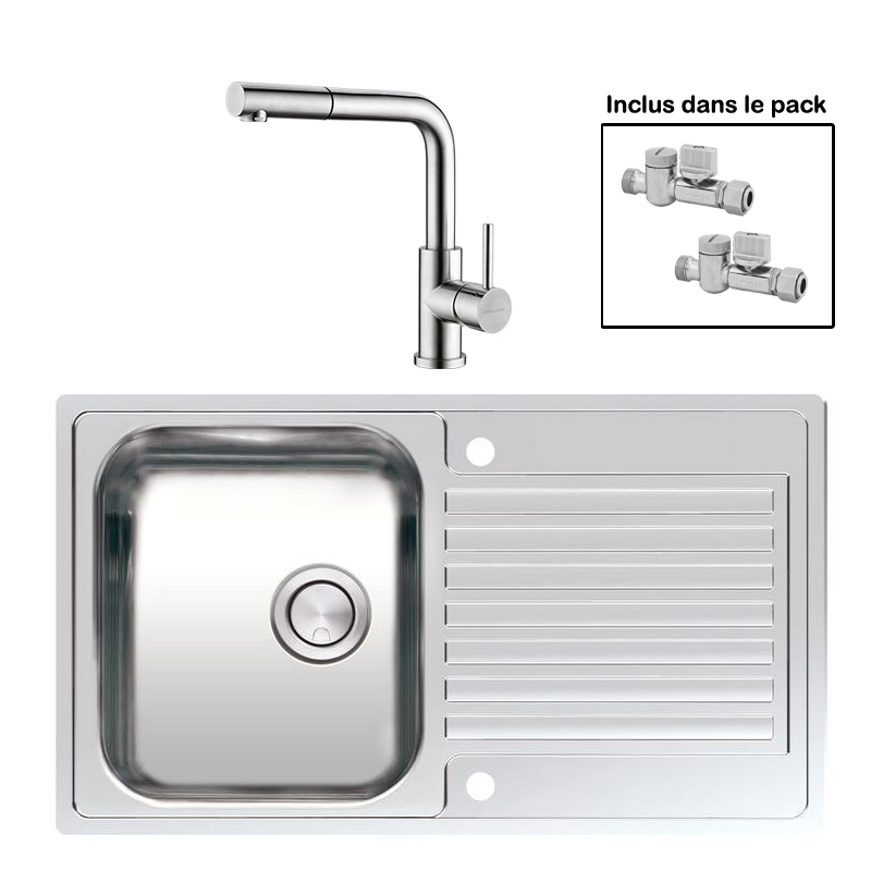 Pack : MARANO 36 + AVISIO DOUCHETTE INOX ECO45