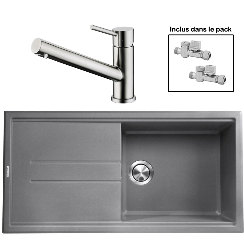 Pack : BRADANIT 48 GRIS + CERAMI INOX