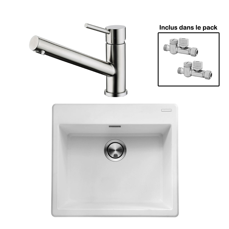 Pack : BRADANIT 51 BLANC + CERAMI INOX