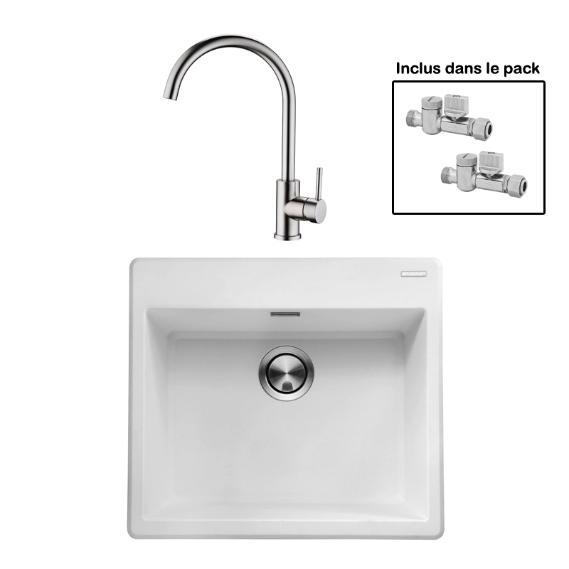 Pack : BRADANIT 51 BLANC + ALLIA INOX